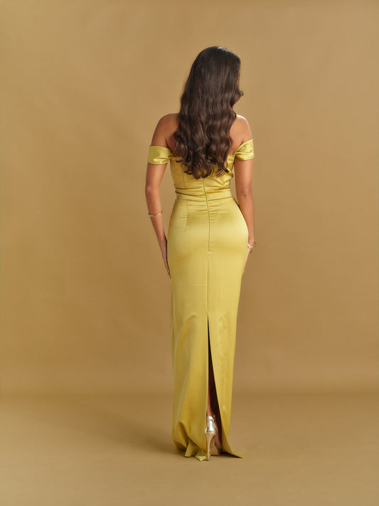 VESTIDO CORAÇÃO ALÇAS ACETINADO