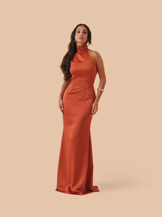 VESTIDO ISAURA ACETINADO