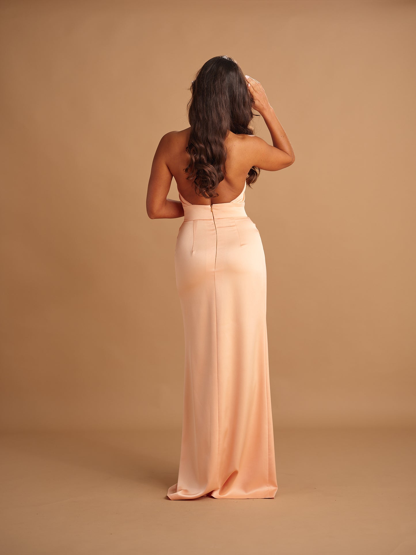 VESTIDO GOLA TRESPASSE ACETINADO