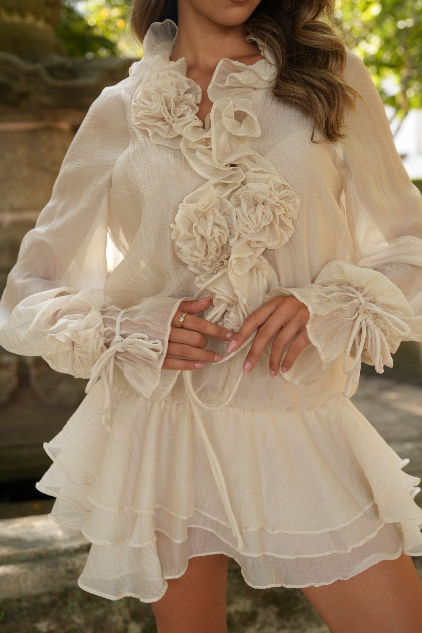 VESTIDO MUSSELINE PÉROLA