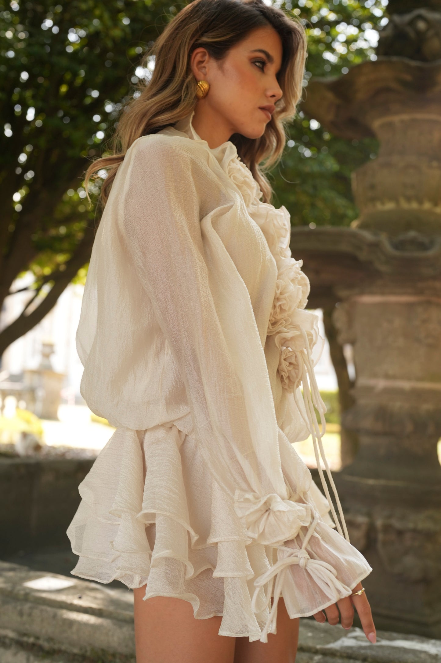 VESTIDO MUSSELINE PÉROLA