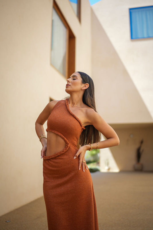 VESTIDO MALHA TRANÇAS