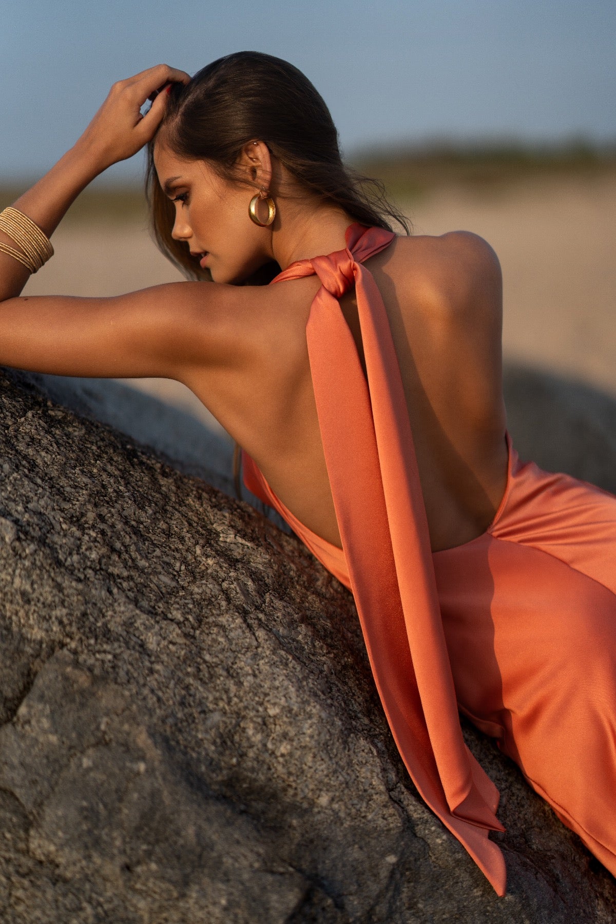 Vestido drapeado