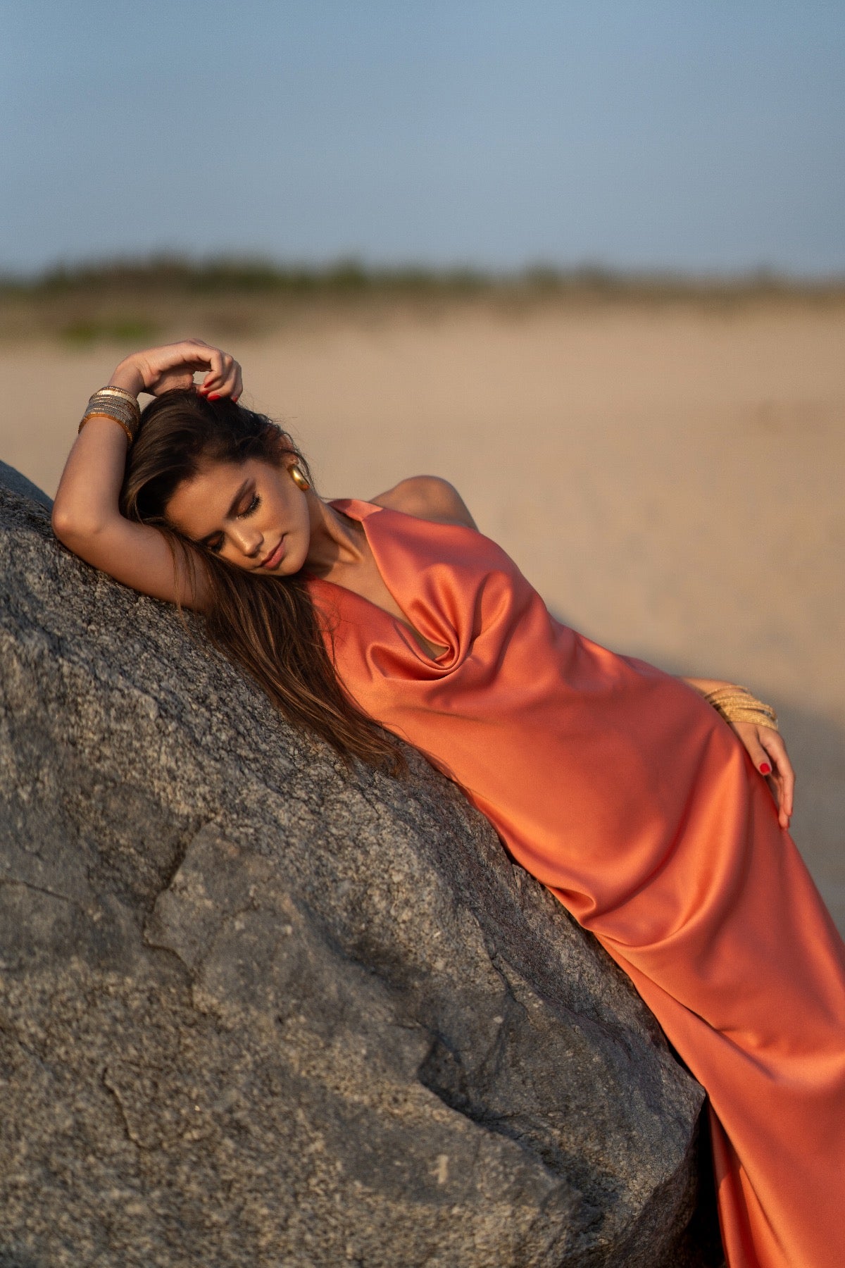 Vestido drapeado