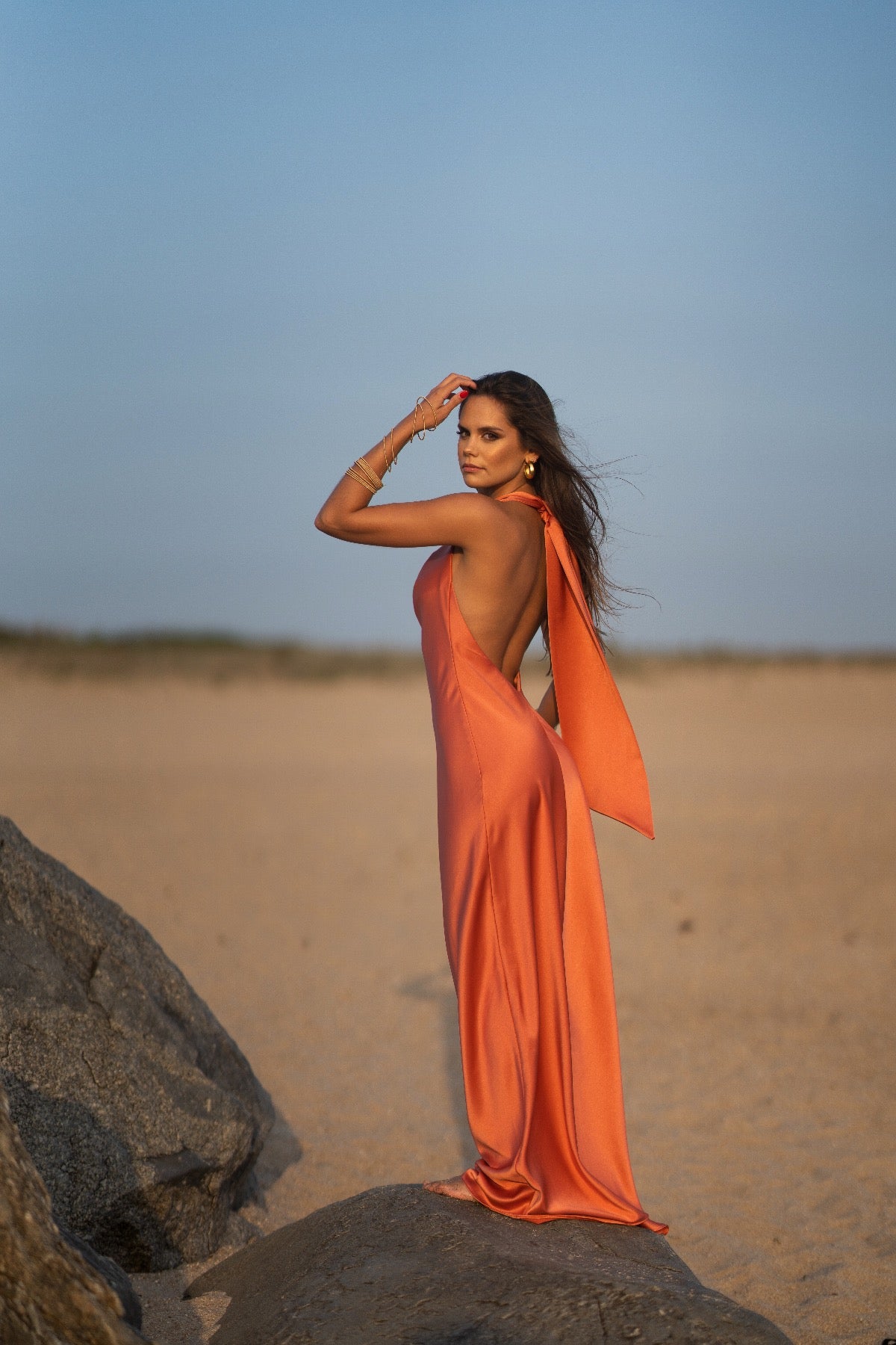 Vestido drapeado