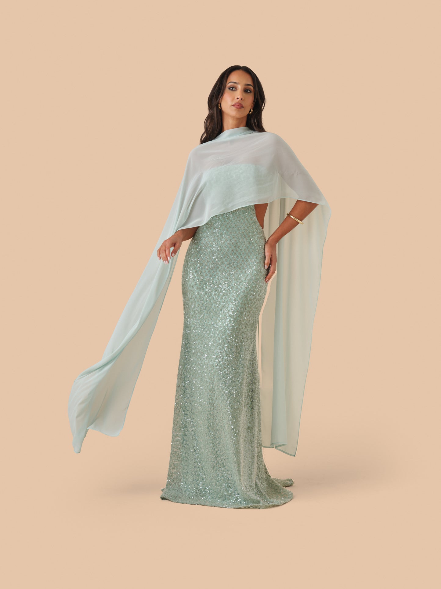 VESTIDO INÊS FLORES VERDES