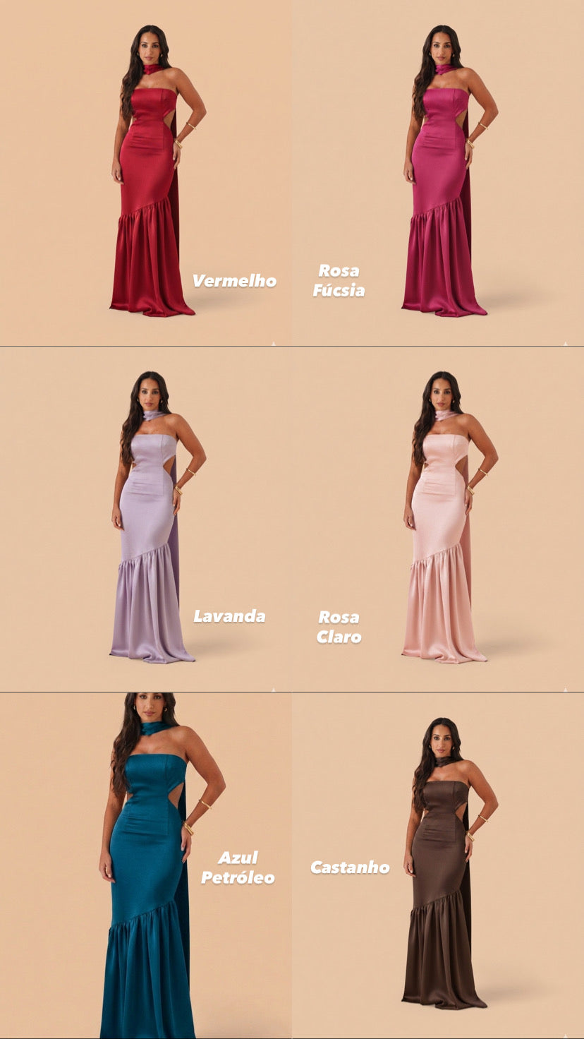 VESTIDO AMÉLIA ACETINADO
