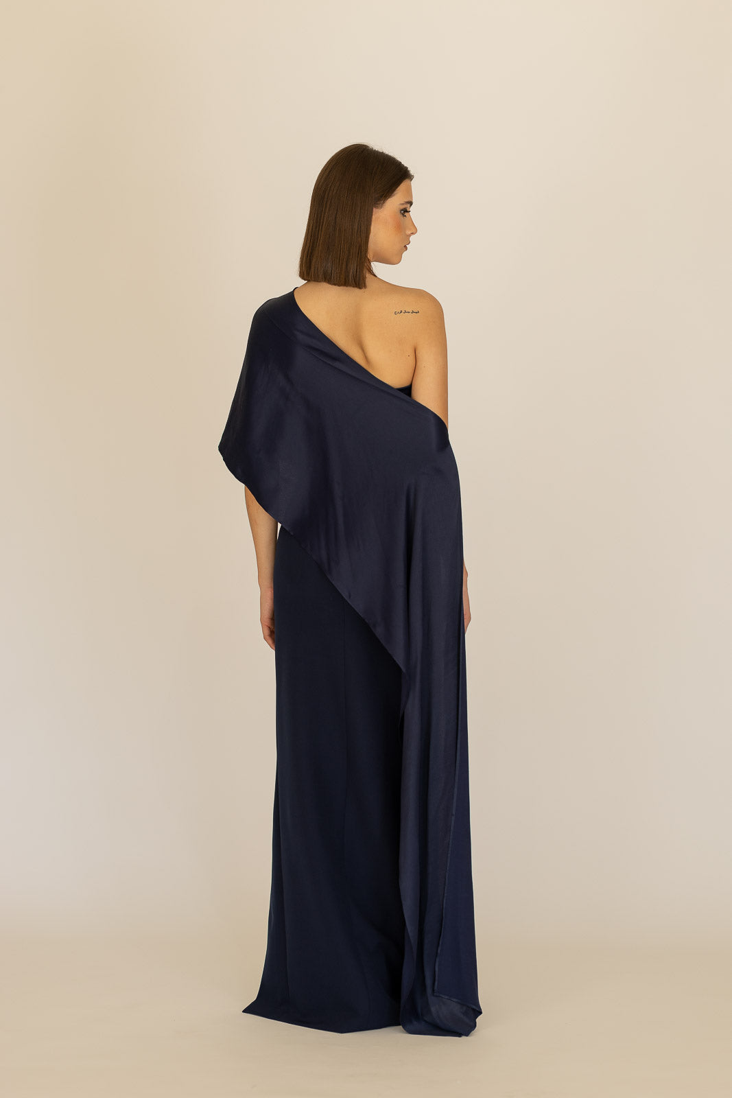 VESTIDO DIANA 2 COM CAPA ACETINADA