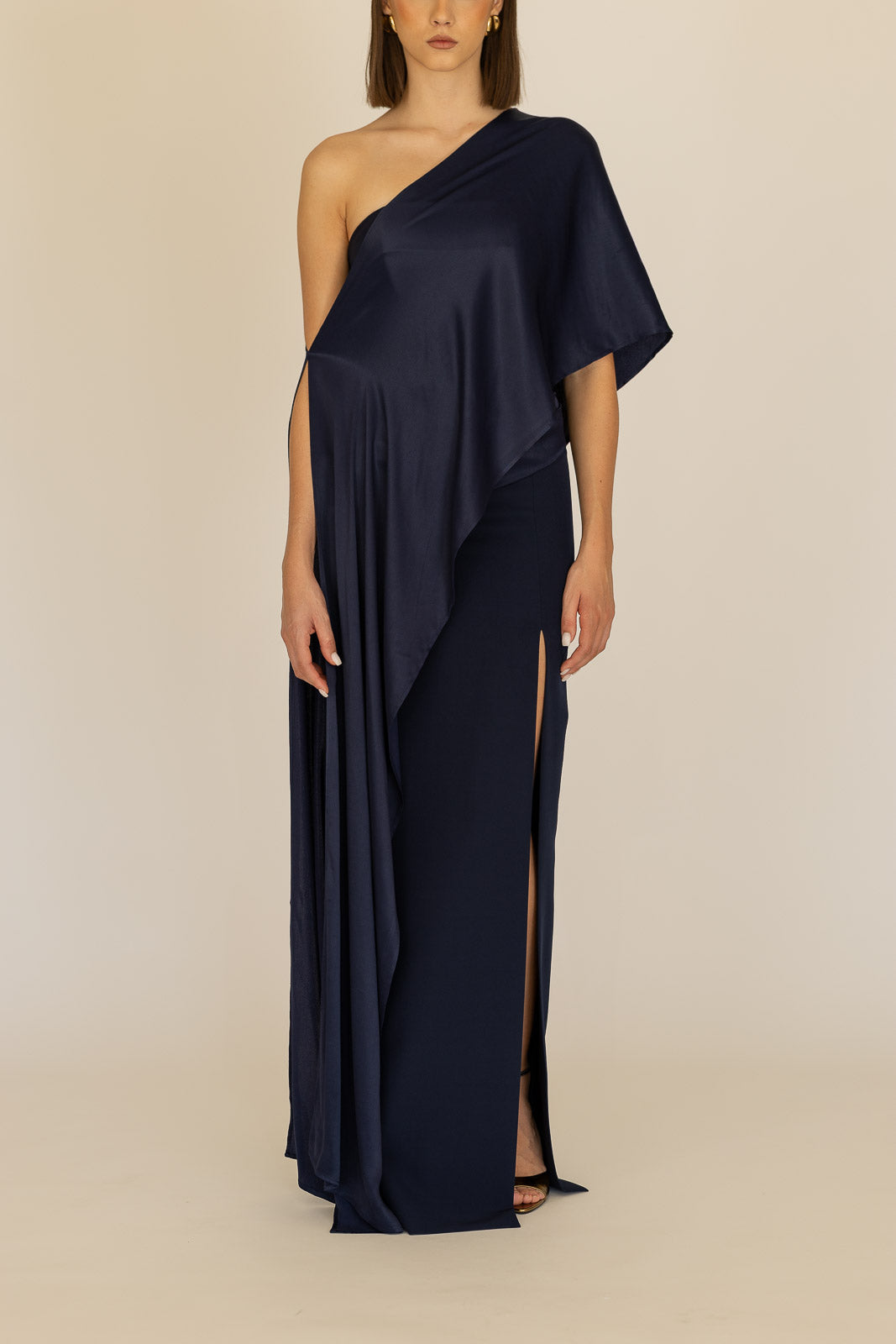 VESTIDO DIANA 2 COM CAPA ACETINADA