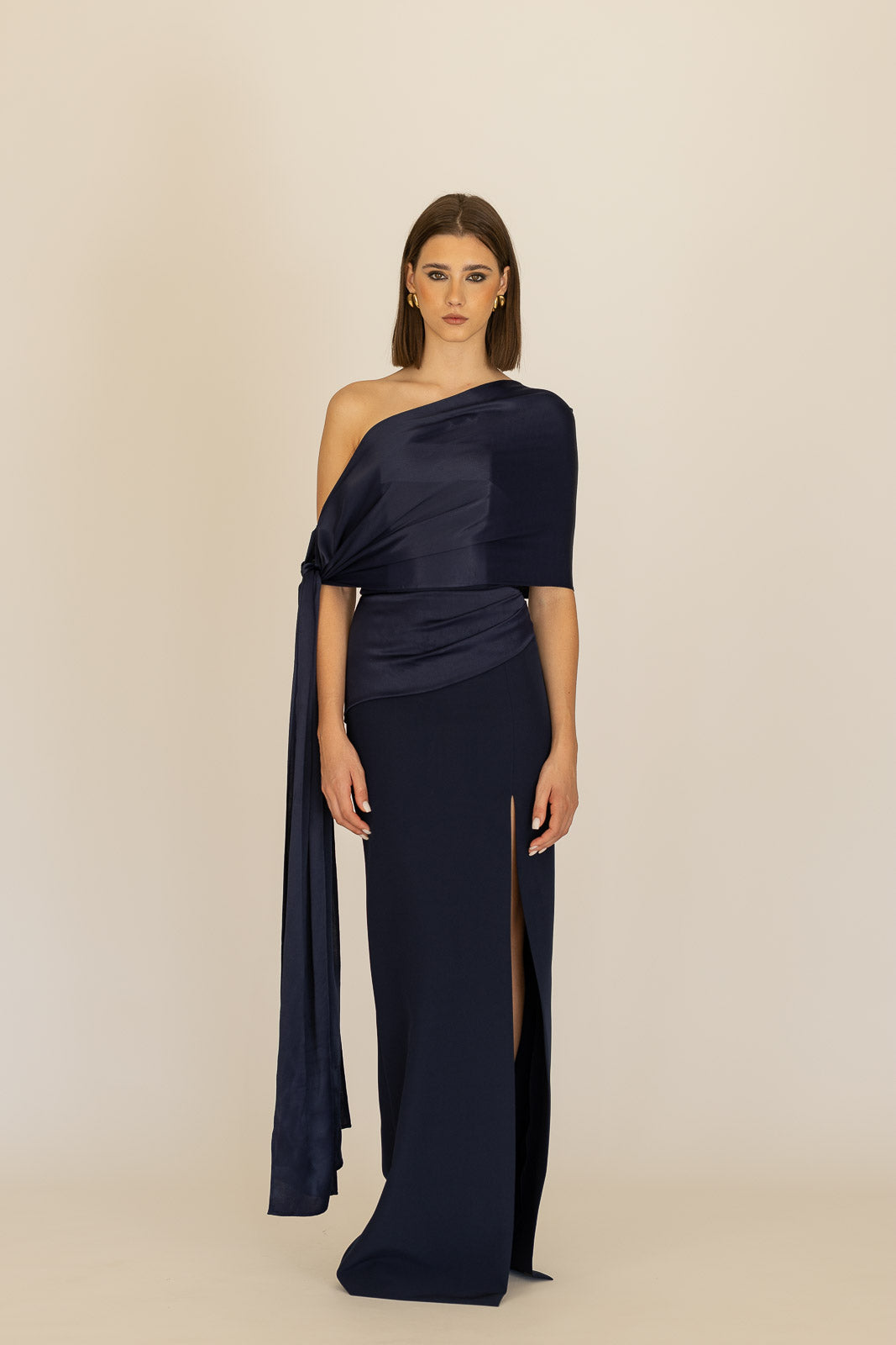 VESTIDO DIANA 2 COM CAPA ACETINADA