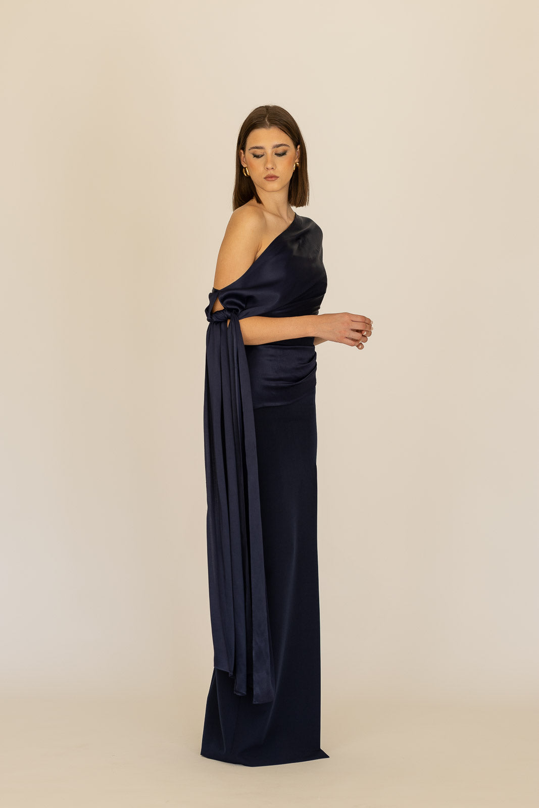 VESTIDO DIANA 2 COM CAPA ACETINADA