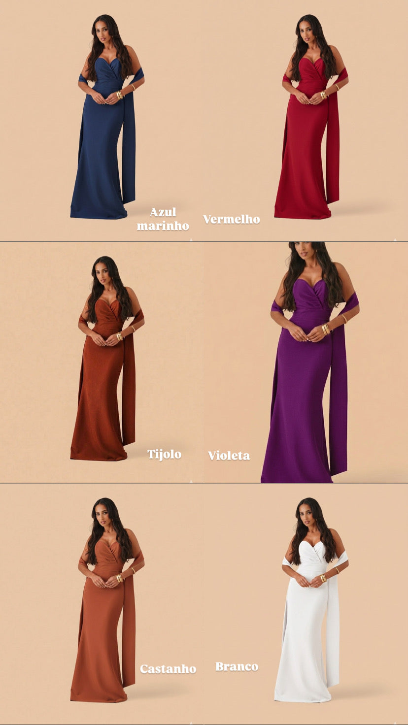 VESTIDO CORAÇÃO CAUDA