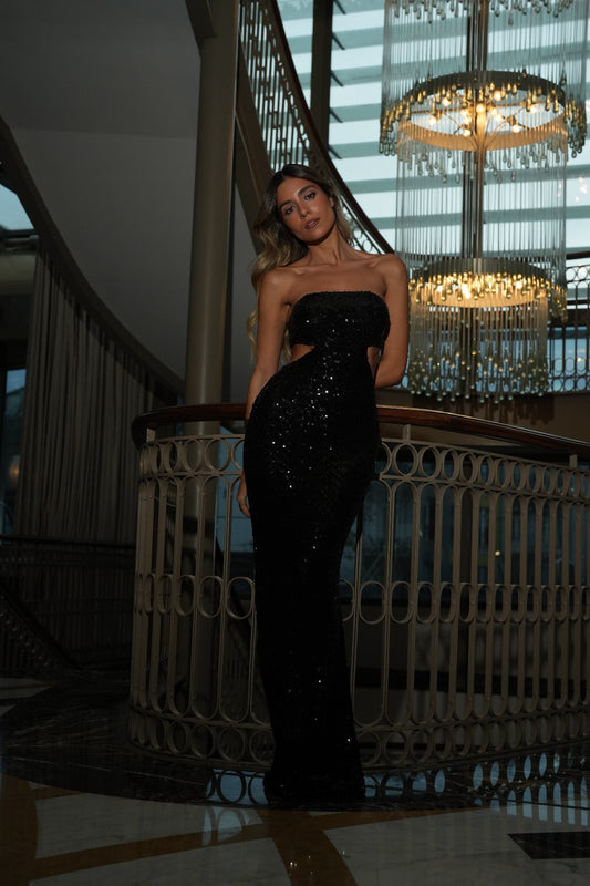 VESTIDO INÊS LANTEJOULAS