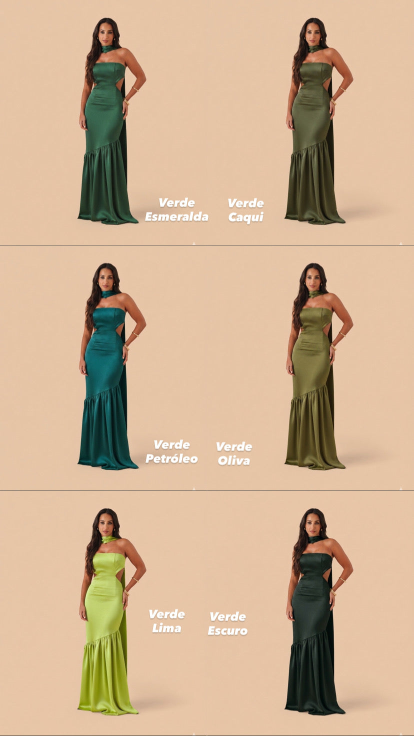 VESTIDO AMÉLIA ACETINADO